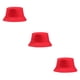 thumbnail image 1 of Guardurnaity Women Men Bucket Cap Wide Brim Outdoor Protection Cotton Dressing Headwear Hat Adjustable Sports Headgear Adults rojo 3piezas Guardurnaity CBP059503, 1 of 6