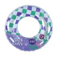 thumbnail image 1 of Anillo de natación PVC inflable patrón de rejilla flotador de natación flotador de piscina portátil para viajes de playa YUNYI BRAND  Deportes, 1 of 8