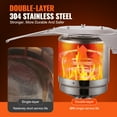 thumbnail image 2 of VEVOR Propane Patio Heater 50000BTU Tall Hammered w/Round Table Outdoor Bronze, 2 of 10