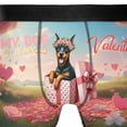 thumbnail image 4 of My Dog Is My Valentine Cute Doberman Pinscher in Gift Box All Over Print Boxer Briefs Underwear for Men Dad Doberman Dog Lover Gifts - 03006, 4 of 6