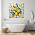 thumbnail image 6 of Wall Art Prints, Yellow Lemon Framed Canvas Prints for Bedroom Living Room Bathroom Office, Middle Century Blue Italian Textured Gallery Wrap Wall Art Poster for Gifts Home Decor 12"x12", 6 of 9