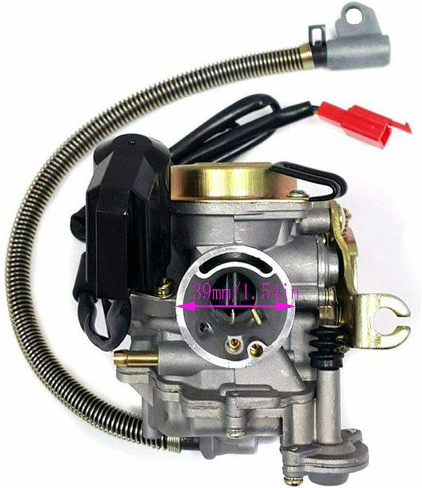 ALL-CARB 139QMB Carburetor Replacement for 4 Stroke GY6 50CC 49CC Scooter Moped Engine 18mm carb with Intake Manifold Air Filter 