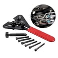 thumbnail image 4 of Air Conditioner Clutch Holding Tool Wrench 8 Pieces NSlip Compressor, 4 of 10