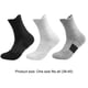 thumbnail image 4 of 3 pares de calcetines deportivos para correr transpirables para hombres calcetines de entrenamiento atléticos antideslizantes, 4 of 8