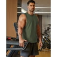 thumbnail image 6 of COOFANDY Workout Shirts for Men Sleeveless Cut Off Cotton Shirt Training Athletic Regular Fit Summer Tank Tops, 6 of 7