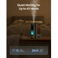 thumbnail image 6 of DREO Smart Humidifier Cool/Warm Mist, 1.6 Gallon, 60-Hour Runtime, Fast Warm Mist, Accurate Humidity Sensor, Black, 6 of 10