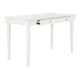 thumbnail image 3 of SAFAVIEH Noely Solid Modern Coastal Writing Desk, White, 3 of 9
