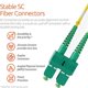 thumbnail image 1 of SC/APC a FC/APC Fiber Patch Cable Singlemode APC Duplex - 5M (16 pies) - 9/125 OS1 - Beyondtech PureOptics Series, 1 of 2