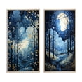 thumbnail image 2 of Designart "Pastoral Sky Celestial Canopy II" Sky Framed Wall Art Set Of 2 - Blue Landscapes Framed Canvas Set For Living Room Decor, 2 of 7