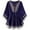 24Blue160, variant on WERYOUNG Women's T-Shirts Bohemian Embroidered T Shirts Short Sleeve V Neck Fashionable Tee Shirts Outdoor Activities Stylish Comfortable Top