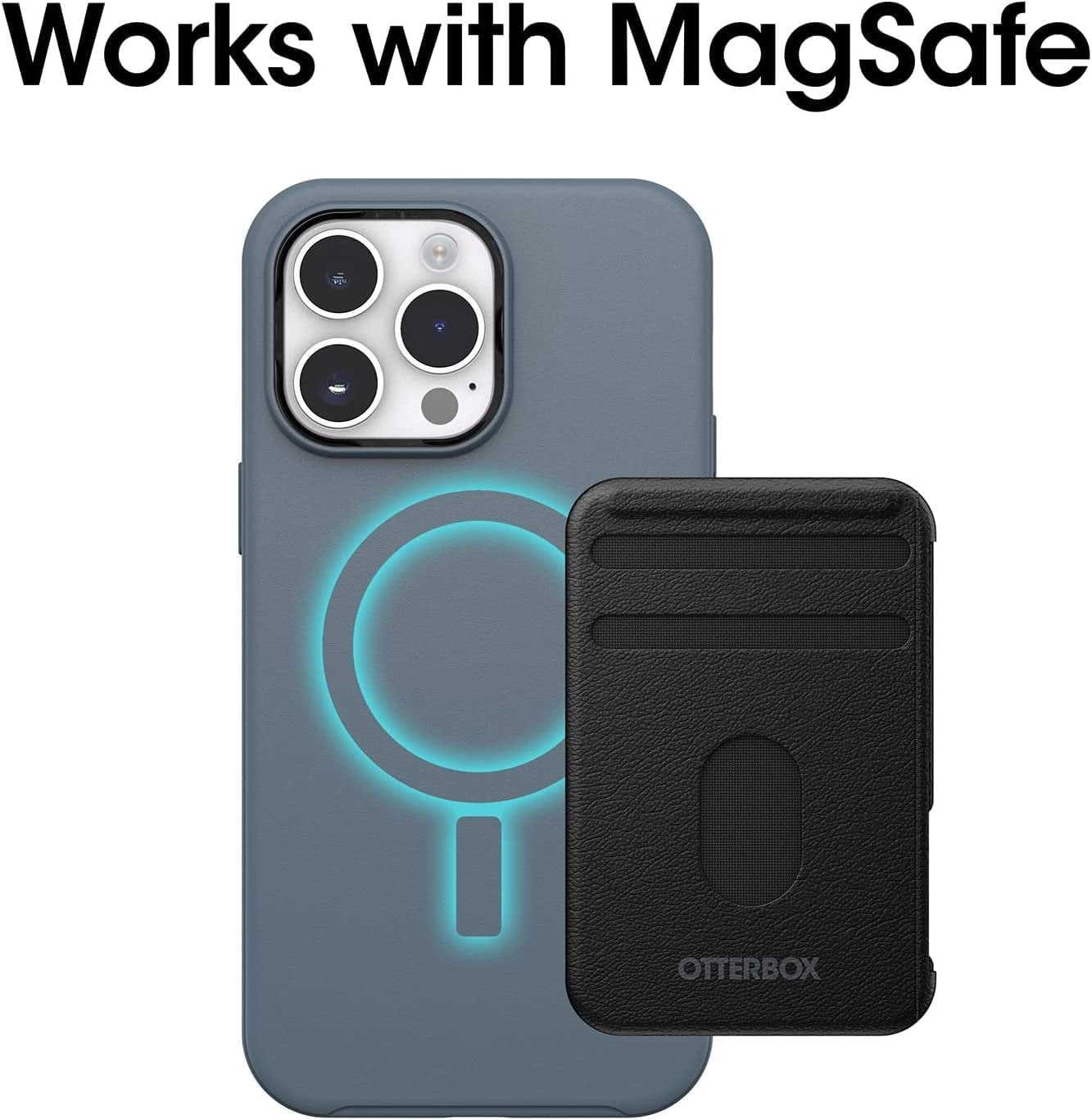 OtterBox Symmetry Series+ Case with MagSafe for iPhone 14 Pro Max Only - Non-Retail Packaging - Bluetiful Blue