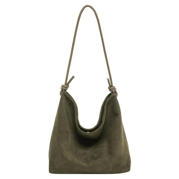 Bag Hobo Travel Slouchy Retro Suede Con Correa Ajustable para Mujeres