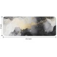 thumbnail image 7 of Gray Black Gold Marble Pattern Kitchen Rug Mat,Kitchen Runner Rugs Non Skid Washable,Decorative Kitchen Floor Mats for Kitchen,Sink,Laundry,17"x47.2", 7 of 7