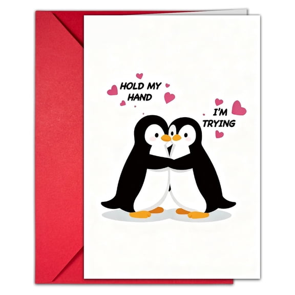 Funny Valentines Day Cards for Him Her Boyfriend Girlfriend Husband Couple Cute Valentines Gifts Love Card for Family Friends Pet Lovers Anniversary Birthday Greeting Cards with Envelopes
