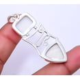 thumbnail image 2 of White Scolecite - India Gemstone 925 Sterling Silver Designer Pendant 2.34" A355, Beautiful Jewelry For Woman, New Year Sale, Valentin's Day Gift, 2 of 2