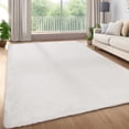 thumbnail image 1 of Twister.CK 9' x 12' Area Rug, Plush Non-Skid Rug, for Bedroom Living Room Nursery, White, 1 of 6