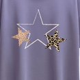 thumbnail image 3 of Instant Message - Patterned Stars Short Sleeve Boxy Graphic T-Shirt, 3 of 6