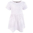 thumbnail image 4 of Hudson Baby Girls Cotton Dresses, Purple Butterfly Floral, 3T, 4 of 4