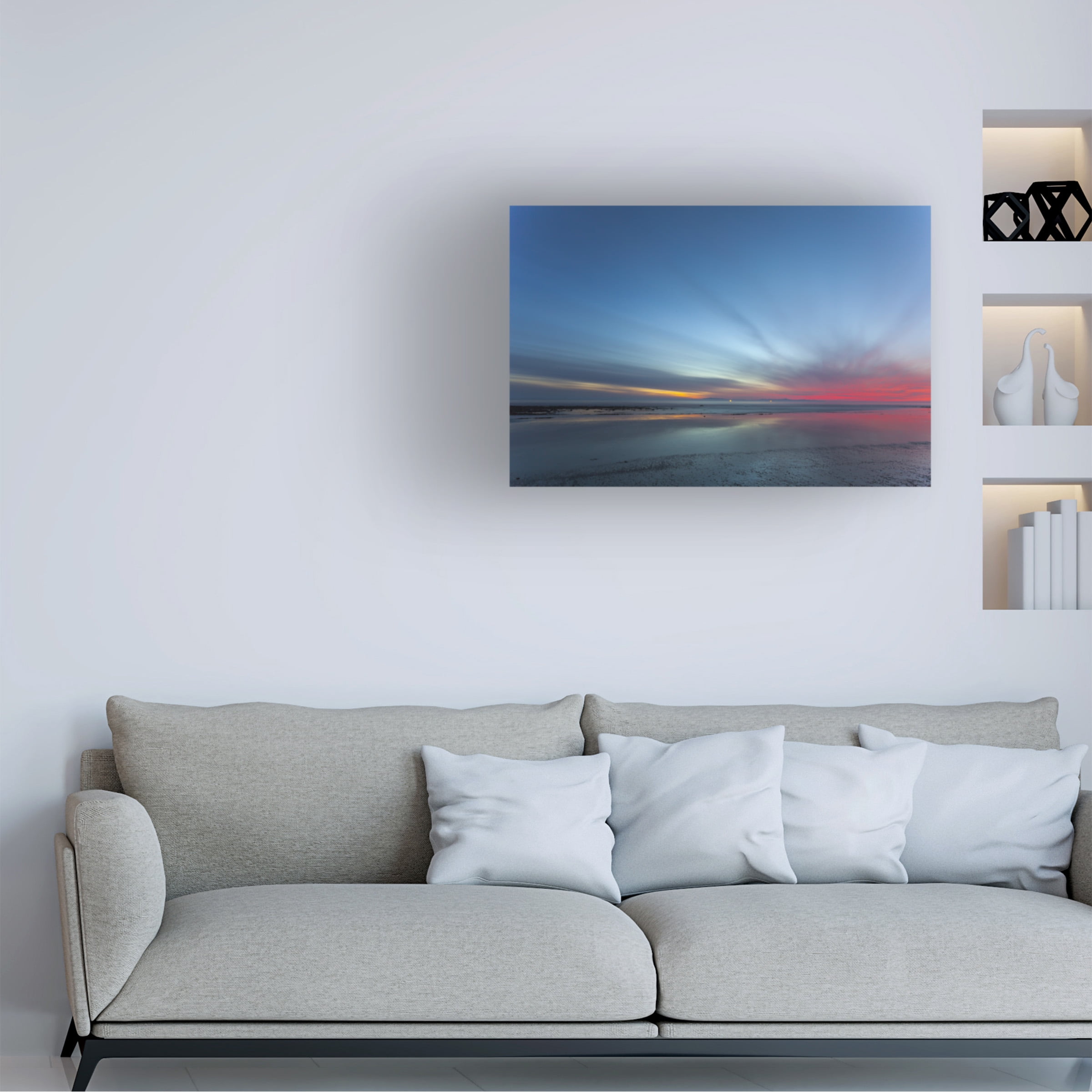 Chris Moyer 'Blue Hour' Canvas Art