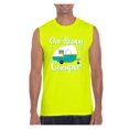 thumbnail image 1 of Mens ONE HAPPY CAMPER Ultra Cotton Sleeveless T-Shirt, 1 of 5