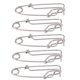 thumbnail image 4 of Fácil, Rápido, Señuelo Snap 5PCS Clips De Línea Larga Conectores De Pesca En El Mar Giratorios A Presión Hebilla Para Colgar Con Ojo Cerrado Herramienta De Pasador Rápido,, 4 of 7