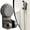 Grey, variant on HonestMatter Suction Shower Head Holder, Adjustable Shower Head Holder with Strong Suction, Handheld Shower Wand Holder for Bathroom Wall Mount