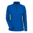 thumbnail image 4 of Devon & Jones DG410W Women's CrownLux Performance Windsor Welded Quarter-Zip Pullover-French Blue-S, 4 of 6