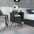 thumbnail image 7 of Nightstand Skyoner, Single Drawer, Hairpin Legs, Black Wengue Finish, 7 of 7