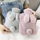 thumbnail image 4 of Bolsa de agua caliente de peluche de conejo para hombres y mujeres, bolsa de agua caliente de 1000 ml para otoño/invierno, 4 of 5