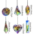 thumbnail image 6 of Dserhfy Faux Crystal Suncatcher Window Rainbow Maker Handmade Glass Hanging Pendant Lamp Chandelier Prisms for Home Garden Decor, 6 of 8