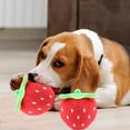thumbnail image 3 of KQJQS 2pcs Strawberry Pet Toy for Dogs and Cats, Durable Chew Toy with Textured Surface for Teeth Cleaning, Interactive Play, Safe and Fun, 3 of 6