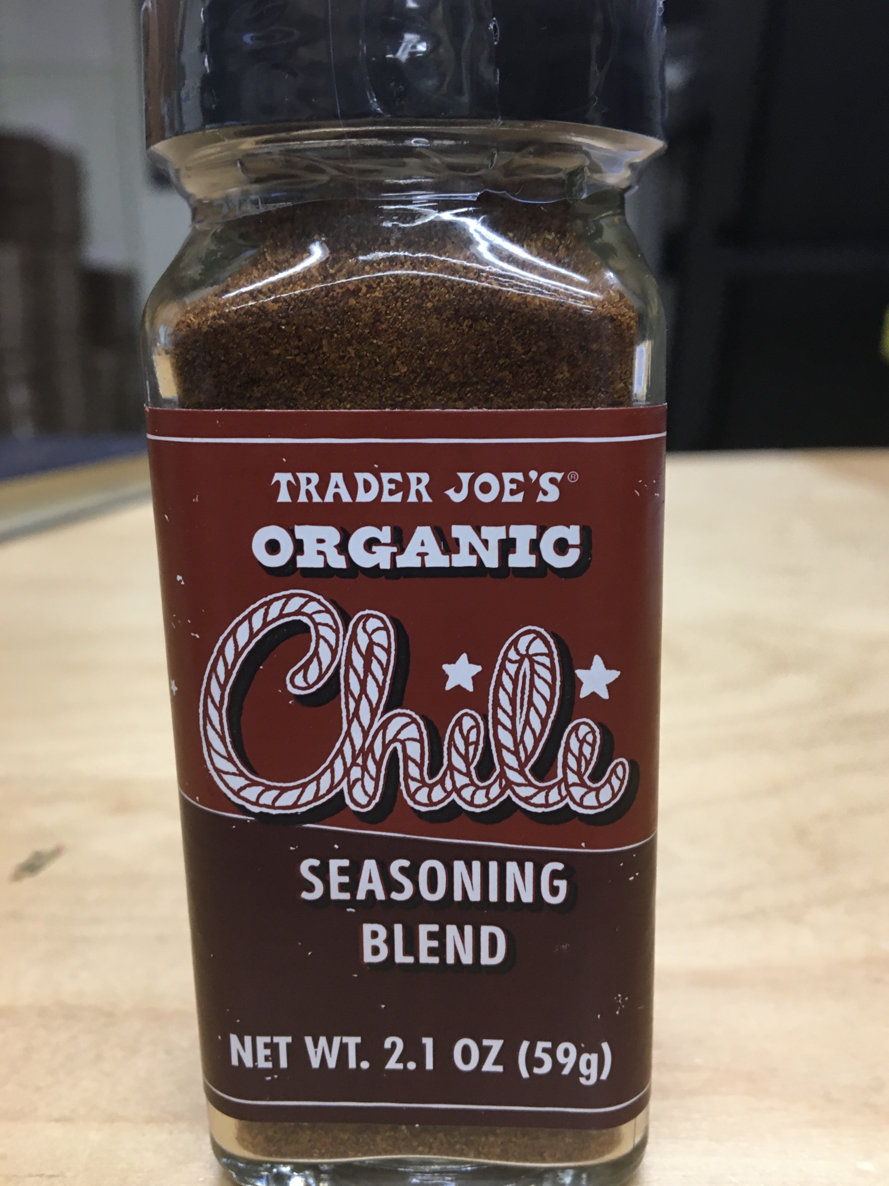 Trader Joe's Organic Chili Seasoning Blend, 2.1 oz