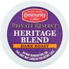Community Coffee Private Reserve Heritage Blend 10 Count Coffee Pods, Dark Roast, Compatible With Keurig 2.0 K-Cup Brewers, 10 Count (Pack Of 1)