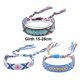 thumbnail image 2 of 3 pulseras ajustables tejidas para mujeres y niñas, 2 of 5