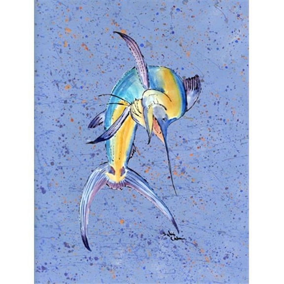 11 x 15 in. Fish Marlin Flag Garden Size