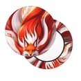 thumbnail image 2 of Disketp Red Sun Flame Fox Funda Redonda para Taburete, Funda de Cojín para Silla de Bar Suave y Elástica-14 inch, 2 of 7