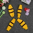 thumbnail image 4 of 1 juego de gorro y bufanda de punto para perro, disfraz cálido para perro, ropa de fiesta para mascotas, accesorios de invierno, talla XS, amarillo y marrón, 4 of 7
