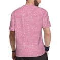 thumbnail image 2 of Wukai Glitter Print Men's Short-Sleeved Mesh T-Shirt,Quick-Dry Short Sleeve Workout T-Shirt-4X-Large, 2 of 8