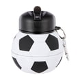 thumbnail image 1 of Botella Mainstays de Plástico Plegable en Forma de Balón de Fútbol para Bebidas Frías de 550 ml., 1 of 4