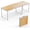 Natural, variant on WSWJY 3FT Small Camping Folding Table Adjustable Height Aluminum Folding Table for Picnic Party BBQ, Plastic RV Suitcase Table Portable Lightweight Fold Up Utility Outdoor Tables