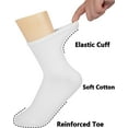 thumbnail image 2 of NANAhuang Women Casual Calf Socks - Cute Cotton Crew Socks - Thin Soft Above Ankle Socks 6 Pairs Size 5-10, 2 of 6