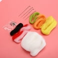 thumbnail image 3 of DIY Felting Wool Rabbit Doll Craft Material Package Tools, Kids, Adults, Handmade, Improve Hands On Ability, Watermelon, Carrot, Peach, Strawberry, 3 of 7