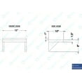 thumbnail image 4 of AmGood 10 in. x 16 in. Stainless Steel Wall Shelf | NSF Certified | Appliance & Equipment Metal Shelving | Kitchen, Restaurant, Garage, Laundry, Utility Room, 4 of 8