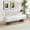 White, variant on Christopher Knight Home Modern Mid-Century 64" PU Tufted Ottoman Bench, Faux Wood Legs, Brown