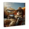 thumbnail image 4 of Stupell Industries Relaxing Cat Lounge Chair Animals Painting Wrapped Canvas Art Print Wall Art, 17 x 17, 4 of 8