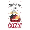 thumbnail image 3 of Strain, Deb 14x24 Black Modern Framed Museum Art Print Titled - Bring on the Cozy Dog, 3 of 5