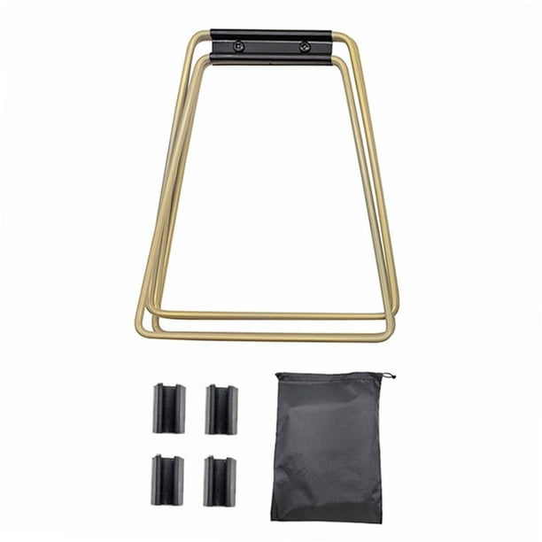 Soporte para hielera plegable, soporte para hielera, soporte para caja de almacenamiento, soporte portátil de acero inoxidable Caqui