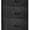 Charcoal Black 4 Drawer Tall Basis, variant on Curved Profile Dresser for Bedroom, Chest of Drawers, 5 Storage Drawers Organizer Unit, Black Dresser with Fabric Bins for Closet, Living Room, Kid Room (Charcoal Black)