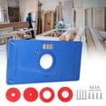 thumbnail image 1 of Placa de inserción de mesa de enrutador herramienta de giro de máquina de corte cómoda mesa de trabajo suave tabla de banco de trabajo taladradora para taladradora y ANGGREK Otros, 1 of 8