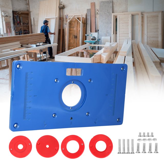 Placa de inserción de mesa de enrutador herramienta de giro de máquina de corte cómoda mesa de trabajo suave tabla de banco de trabajo taladradora para taladradora y ANGGREK Otros